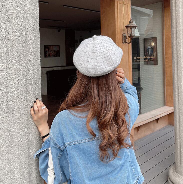 Smasell 帽子 キャップ ベレー帽 レディース 秋 日焼け止め カジュアル 漫画家 トレンド おしゃれ