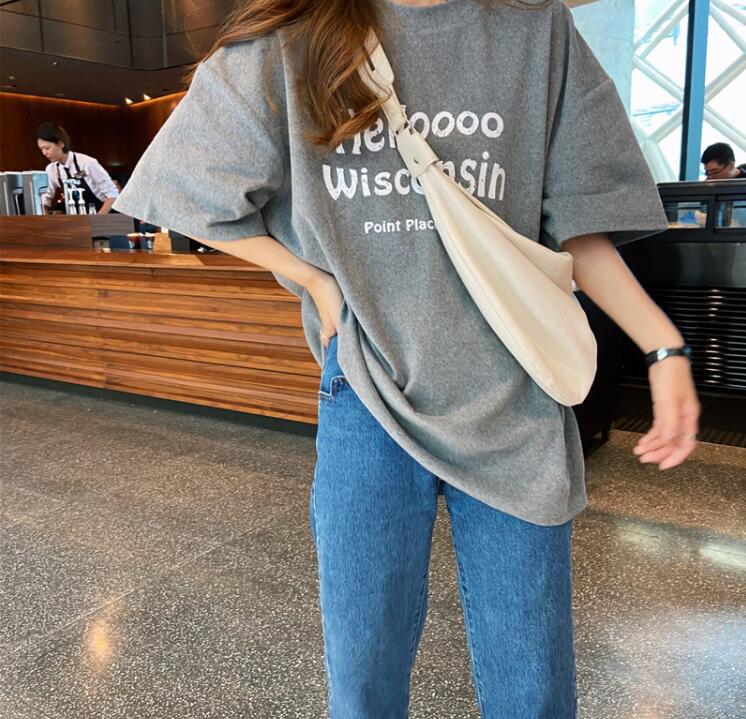 ファッション Tシャツ 半袖 レディース 春夏 英字 カジュアル シンプル トレンド 人気 Smasell スマセル 公式通販 サスティナブルアウトレットモール スマセル
