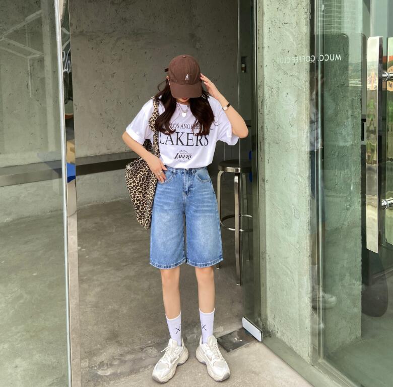 ファッション 半ズボン パンツ 5分丈 レディース 夏 デニム ゆったり シンプル トレンド 人気 Smasell スマセル 公式通販 サスティナブルアウトレットモール スマセル