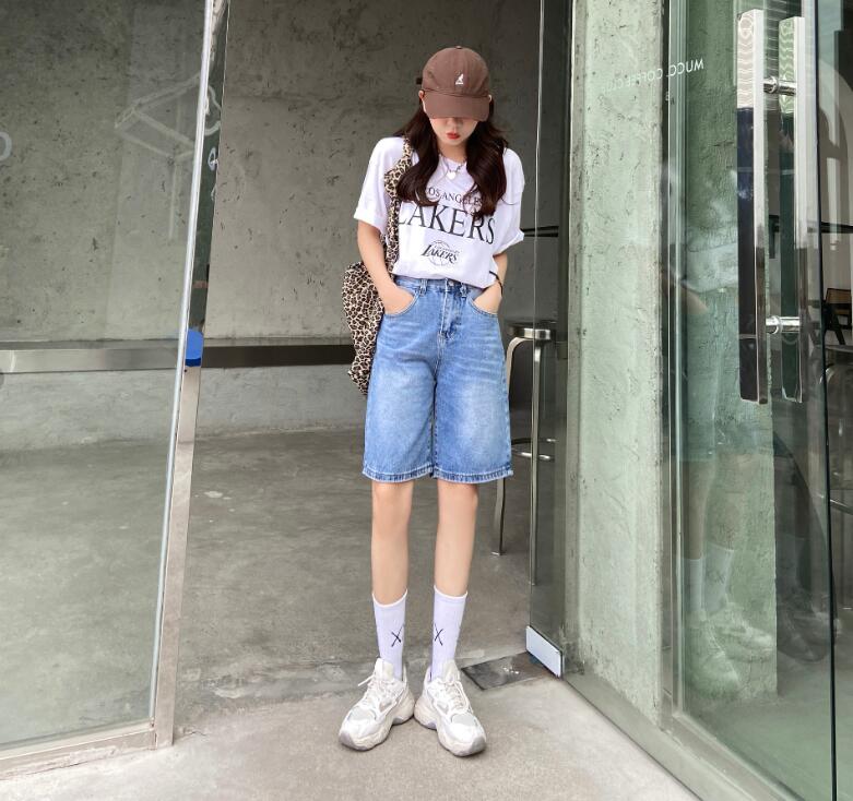 ファッション 半ズボン パンツ 5分丈 レディース 夏 デニム ゆったり シンプル トレンド 人気 Smasell スマセル 公式通販 サスティナブルアウトレットモール スマセル