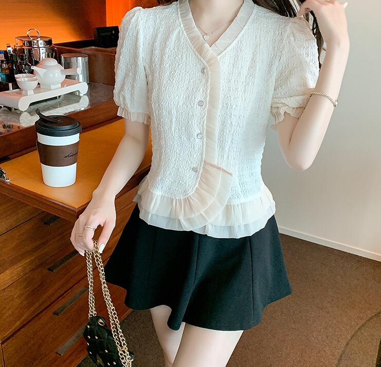 ファッション トップス レディース 夏 Vネック かわいい カジュアル おしゃれ 人気 Smasell スマセル 公式通販 サスティナブルアウトレットモール スマセル