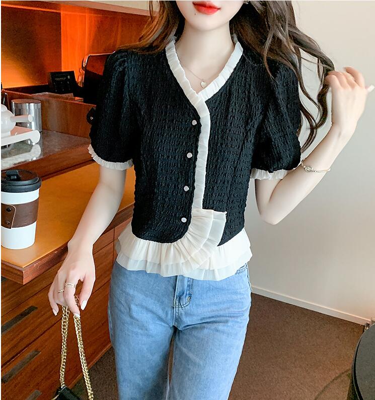 ファッション トップス レディース 夏 Vネック かわいい カジュアル おしゃれ 人気 Smasell スマセル 公式通販 サスティナブルアウトレットモール スマセル