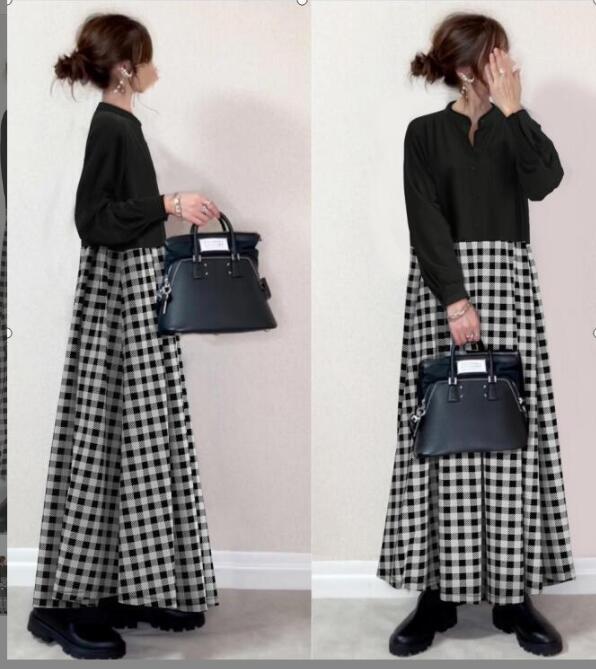 ファッション ワンピース レディース 秋冬 チェック 切替え 個性 カジュアル おしゃれ 人気 Smasell スマセル 公式通販 サスティナブルアウトレットモール スマセル ファッション ワンピース レディース 秋冬 チェック 切替え 個性 カジュアル おしゃれ 人気 Smasell スマセル 公式通販 サスティナブルアウトレットモール スマセル