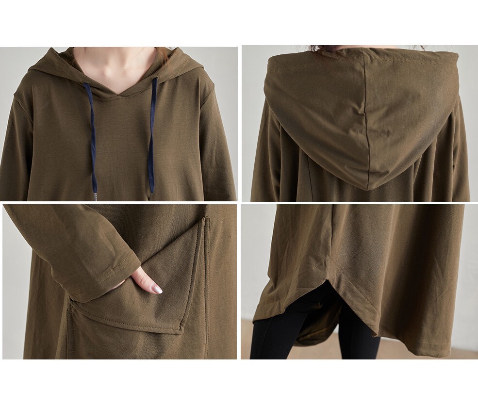 21春夏 新作 レディースワンピース フードワンピ プルオーバー チュニック Smasell スマセル 公式通販 サスティナブルアウトレットモール スマセル