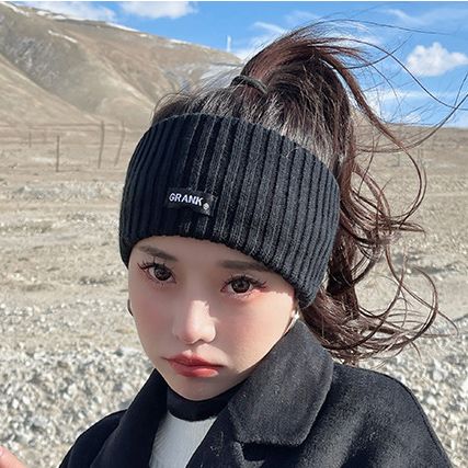 ヘアバンド 無地 カチューシャ レディース 伸縮性 リブ編み 防寒 保温 おしゃれ アクセサリー Smasell スマセル 公式通販 サスティナブルアウトレットモール スマセル