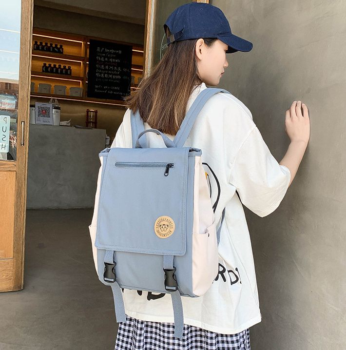 22新作 レディース リュックサックバイカラー 通学 大容量 学生 ママバッグ おしゃれ パステルカラー Smasell スマセル 公式通販 サスティナブルアウトレットモール スマセル