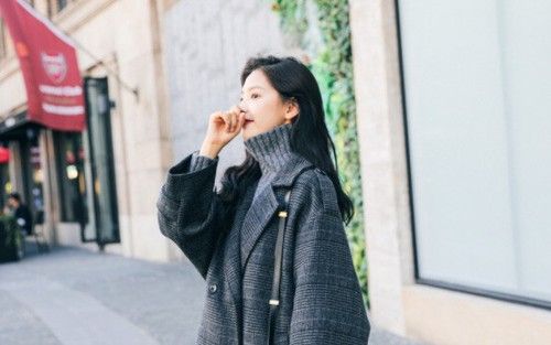 ルエットが チェックチェスターコート レディース 冬 レディース服 クでフェミ