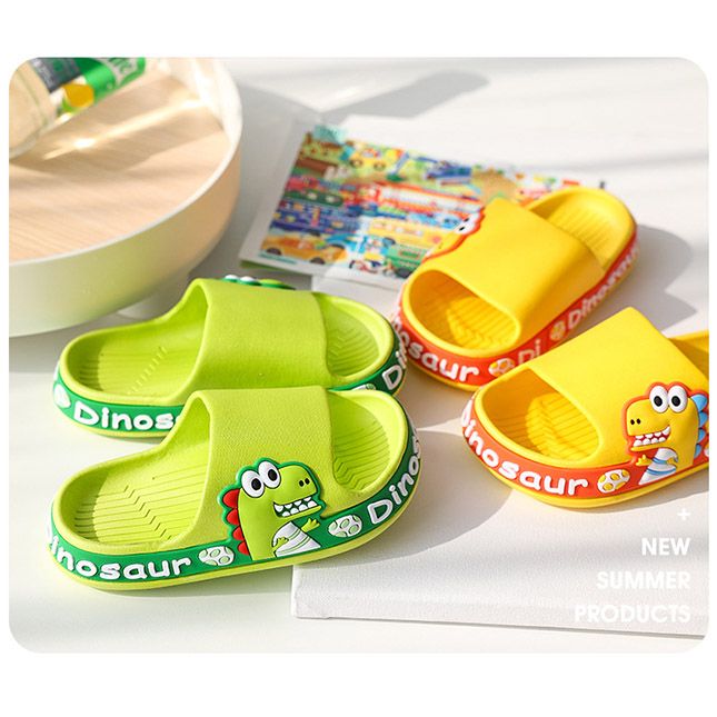 22新作 子供 サンダル つっかけ 靴 キッズ ジュニア 恐竜 防水 ソフト ぺたんこ フラット 滑り止め Smasell スマセル 公式通販 サスティナブルアウトレットモール スマセル