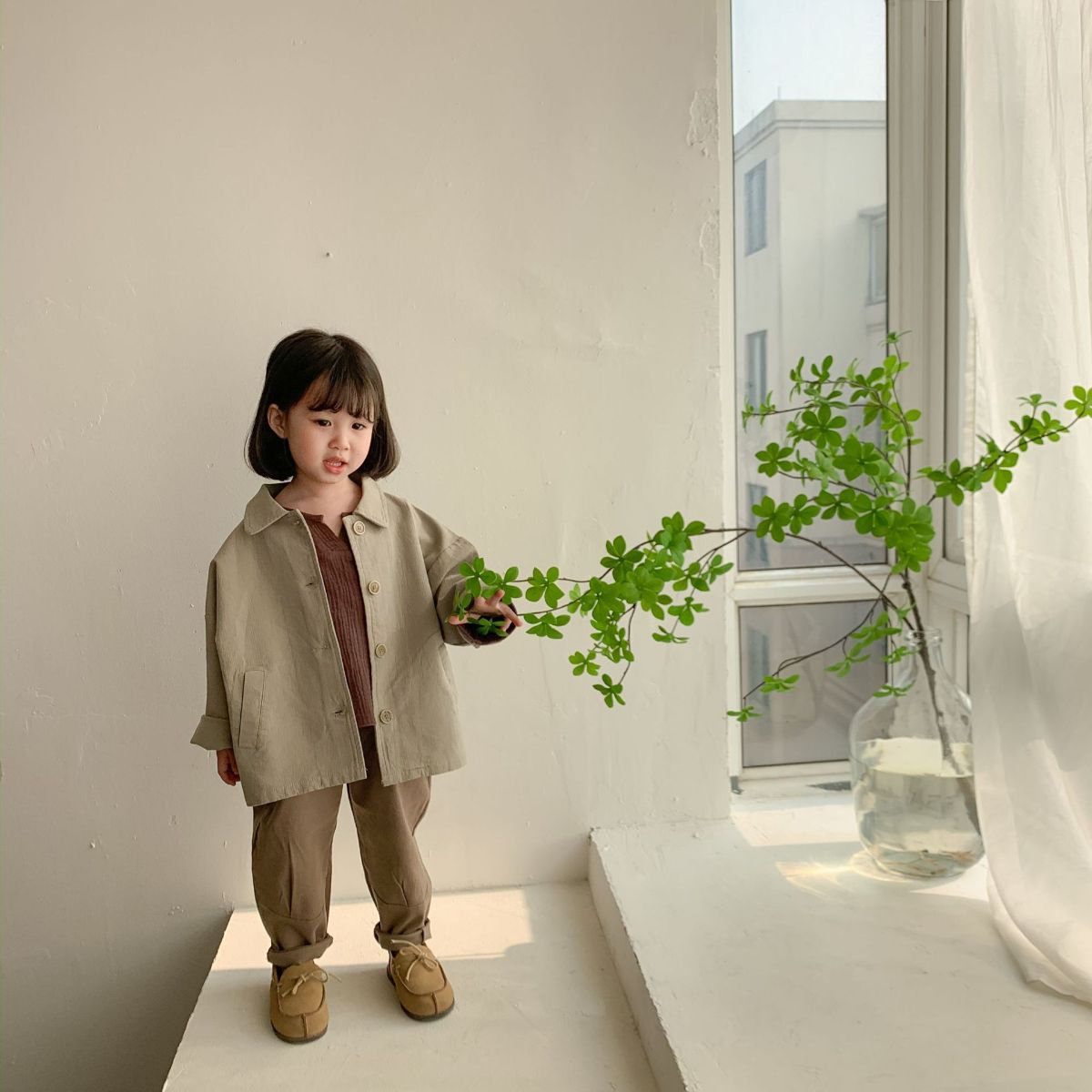 22新作 韓国子供服 子供 男の子 女の子 キッズ アウター ジャケット ベーシック ナチュラル コート 襟 Smasell スマセル 公式通販 サスティナブルアウトレットモール スマセル