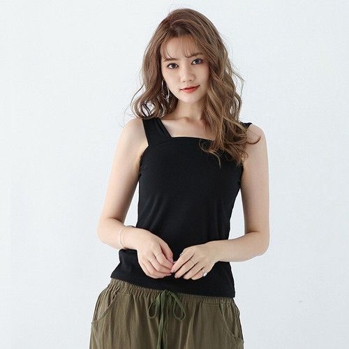 21春夏新作 大人可愛い トレンド ノースリブリブt キャミソール インナー 無地 着回し トップス ブランド名 Kinshuu Smasell スマセル 公式通販 サスティナブルアウトレットモール スマセル