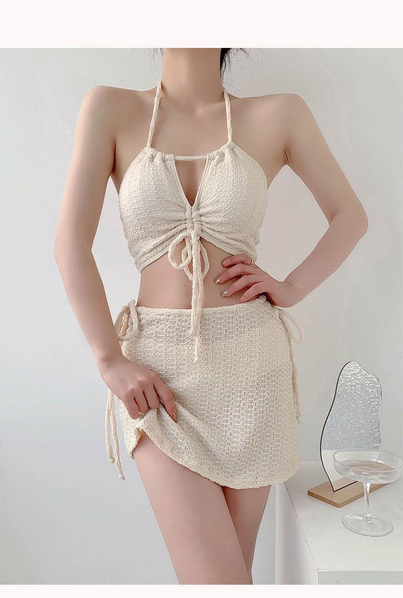 タンキニ水着 フレアスカート ホワイト レースブラジャー 可愛い 楽天市場】水着 レディース 体型カバー ビキニ 2点セット レース