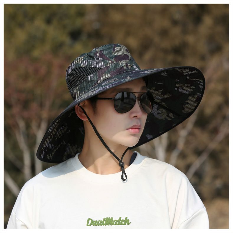 新作 メンズ 帽子 ハット アウトドア サファリハット サンハット 迷彩