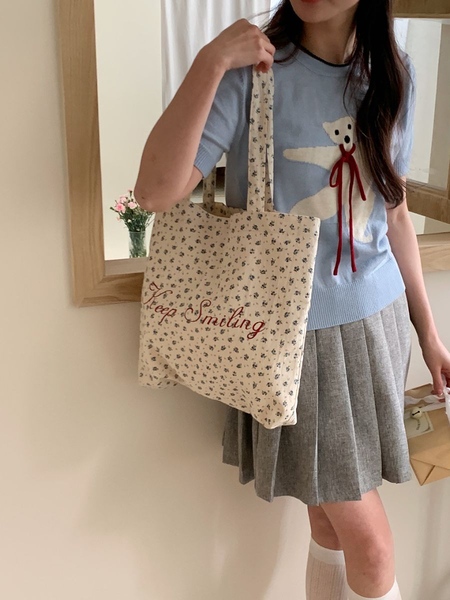 新作 エコバッグ トート ショルダー ロゴ 英文 キャンバス 帆布