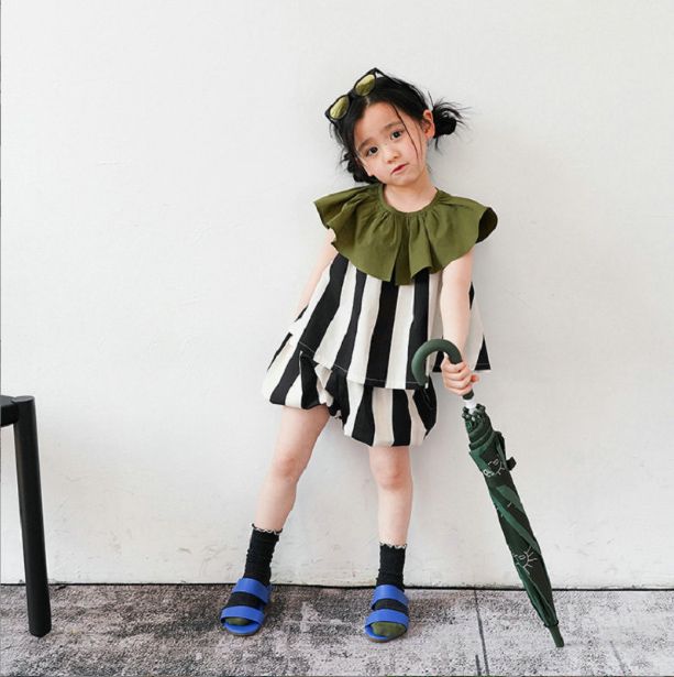 韓国女子FJ 水色 花柄 ノースリブシャツ スカート セットアップ 楽天市場】子供服 セットアップ 夏 韓国子供服 女の子 2点セット