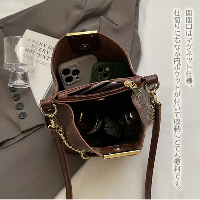 新作 レディース 動画あり バケットバッグ ショルダーバッグ 肩掛け