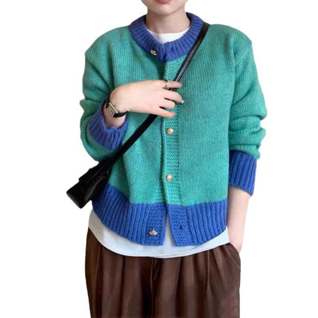 ❤️25新作 新品♡ SelfPortrait 青ニットカーディガン♡　D90 JOURNAL STANDARD カーディガン 「2025FW 新作」MUSICオープン