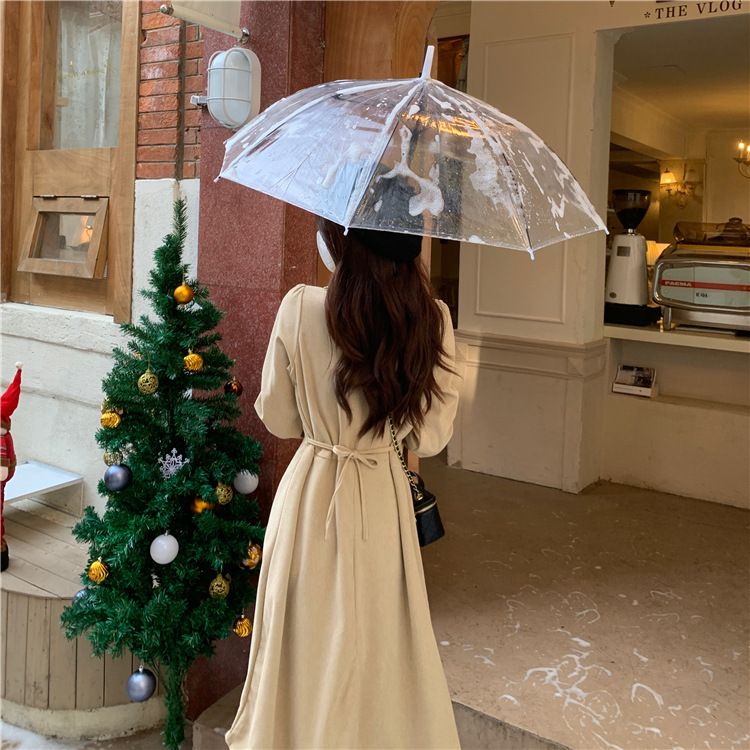 2023新作 レディース ワンピース ロング Aラインミディ 長袖 きれいめ  