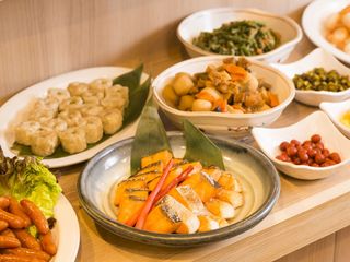朝食会場