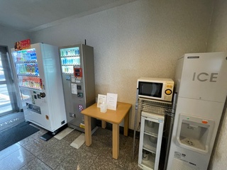 自動販売機、電子レンジ、製氷機