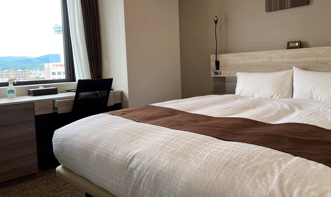 ダブルルームはお一人様でもご利用いただけます!