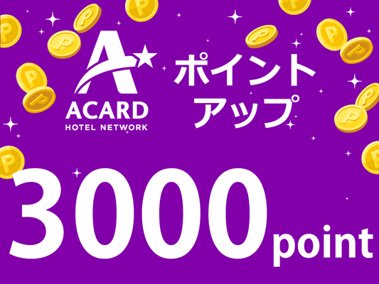 公式HP限定!AカードポイントUP!【3000ポイント】素泊りプラン♪ 画像その1