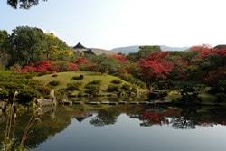 日本庭園名勝依水園