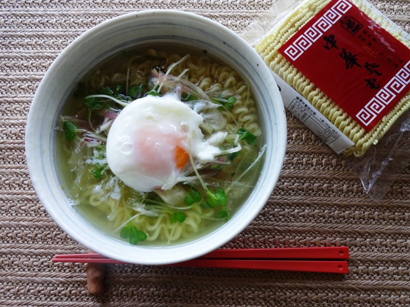 日本最初の中華乾麺！「都一　中華そば」を使って、とことんヘルシーなラーメンを作ってみた