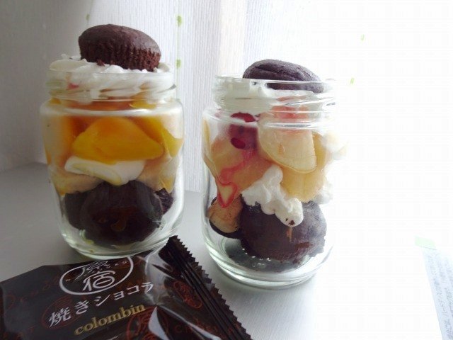 手土産にぴったり！夏でも溶けない「原宿　焼きショコラ」で、「持ち歩けるチョコレートパフェ」を作った！