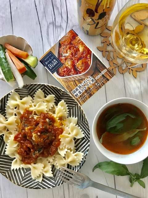 難しいことゼロ！明治屋の「おいしい缶詰」1個で、ハイクオリティな「一汁一菜」が即完成♪