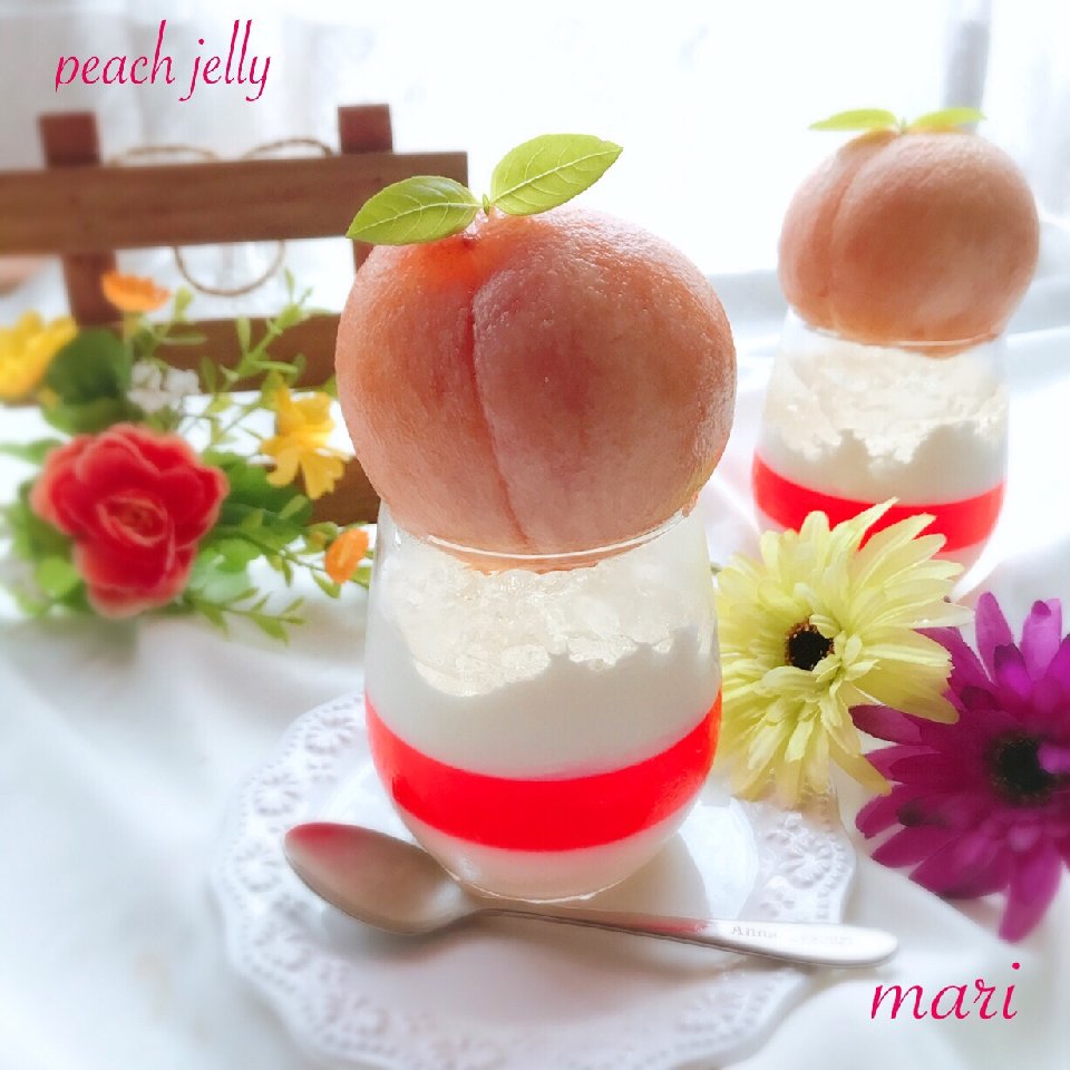 今年の桃はどんぶらこ〜！丸ごと桃が押し寄せる！贅沢桃の食べ尽くしレシピ🎶