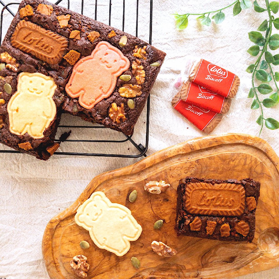 チョコレート菓子の定番になりました♡クッキーブラウニー♪