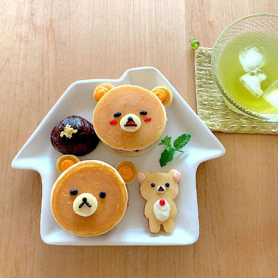 今日は図工と家庭科の2時間授業あります♪リラックマレシピ