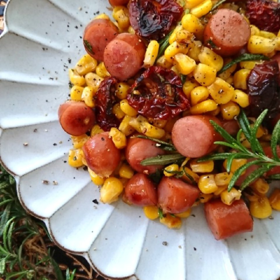 ローズマリーを摘んでお料理しましょう♪