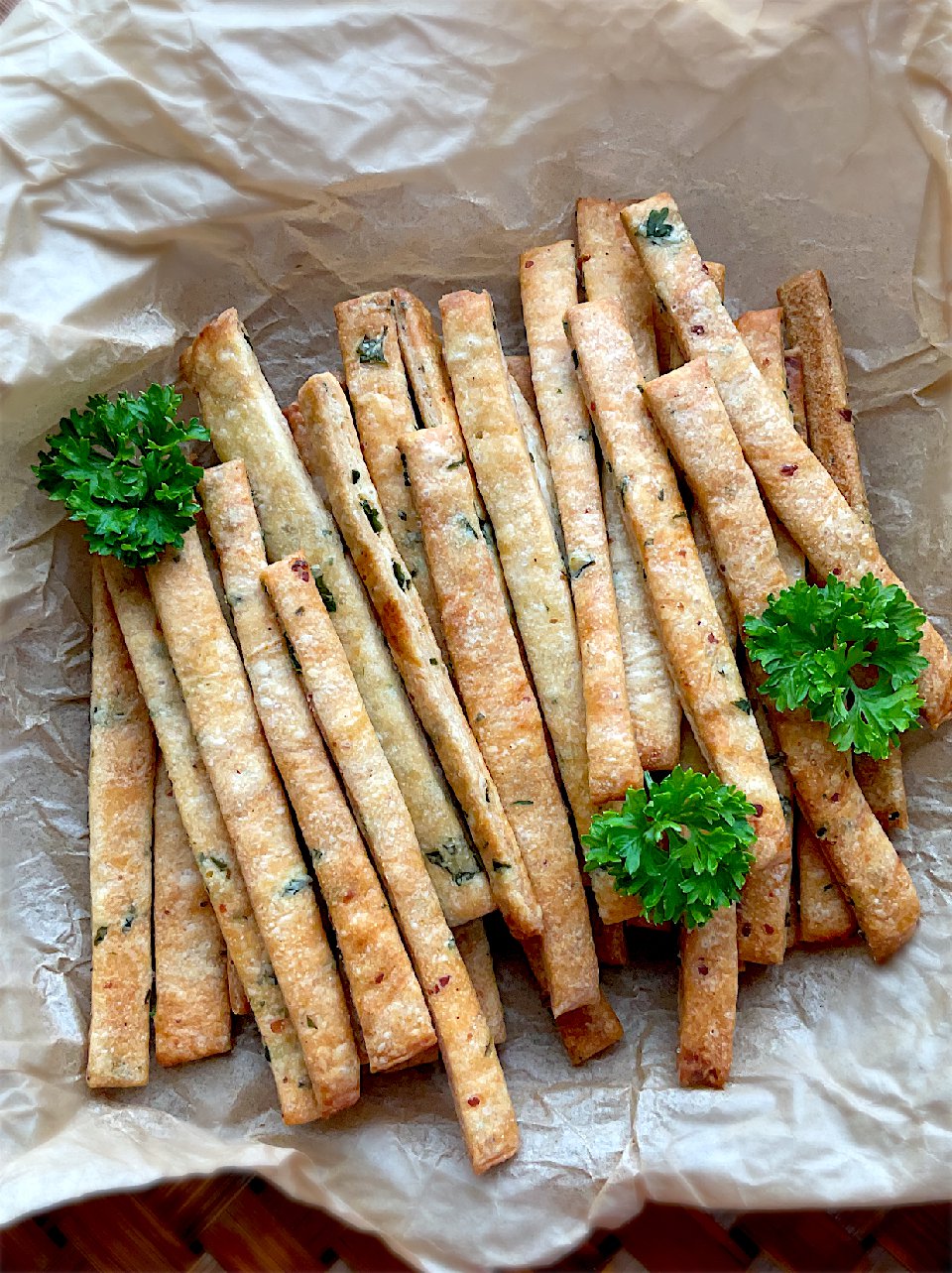 夏はポキっと酒粕でチーズクラッカー♪