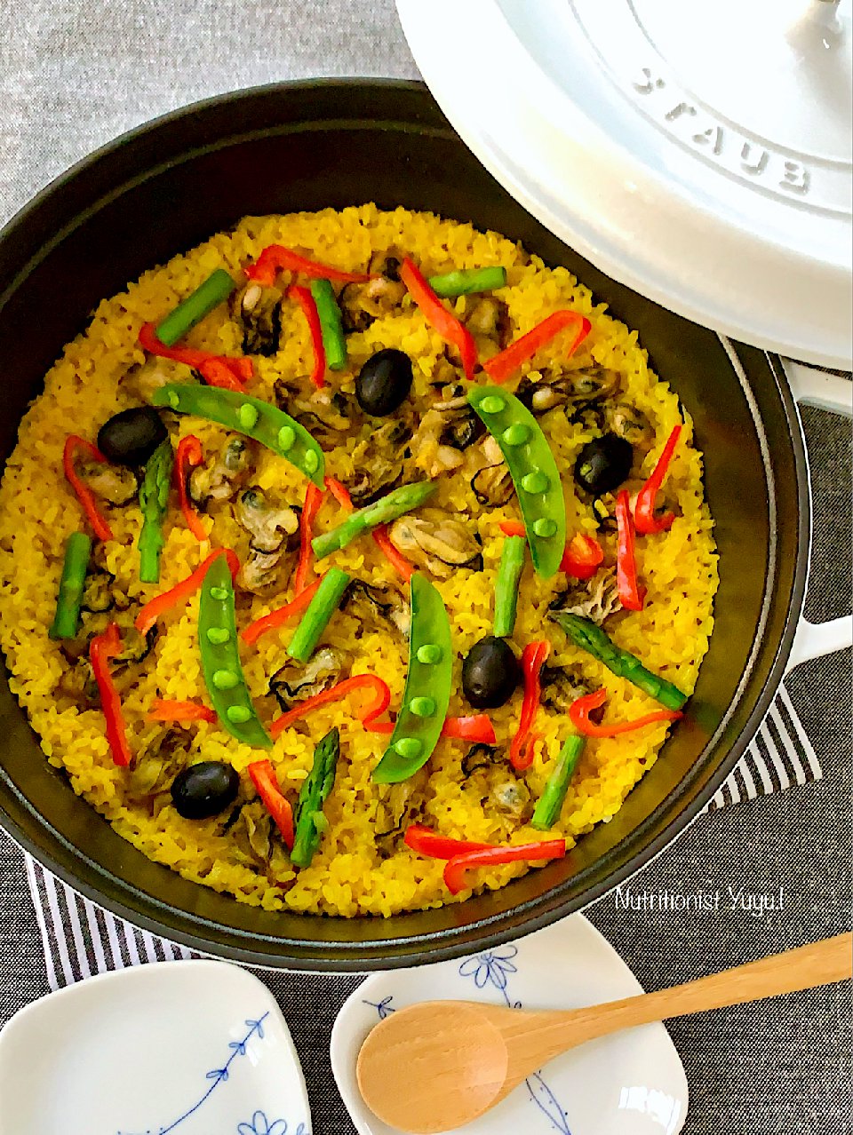 春の旨味がぎゅっと♡パエリア満開です〜