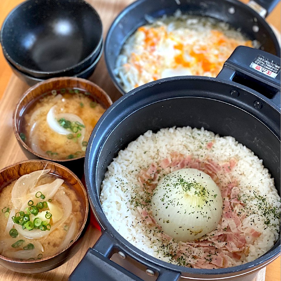 新玉ねぎ〜丸ごと使い切りとろ旨レシピ♪