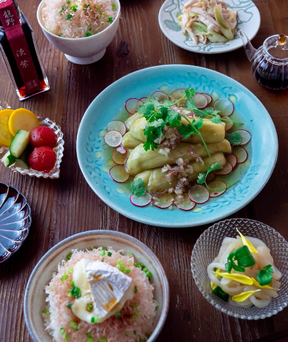 「食卓を紡ぐおたより便」～発酵調味料編～3つ目のアイテム《淡紫》