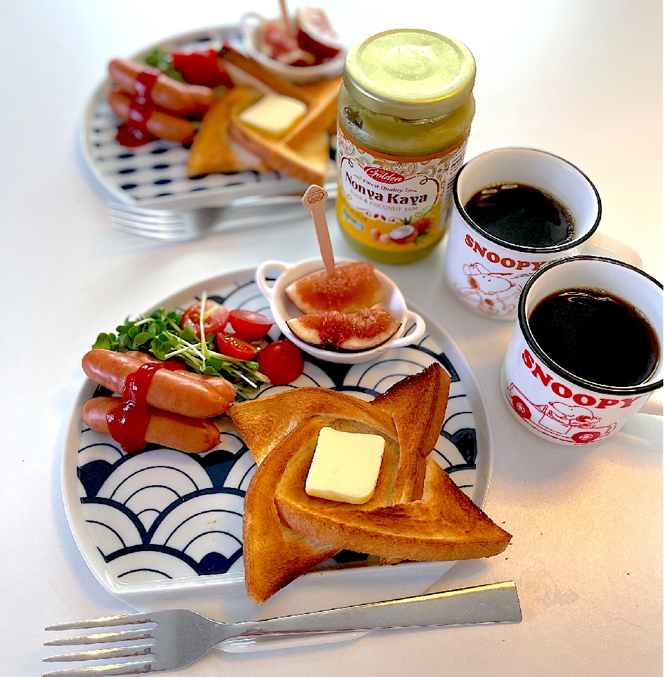 デニッシュみたいな〜手裏剣トースト！