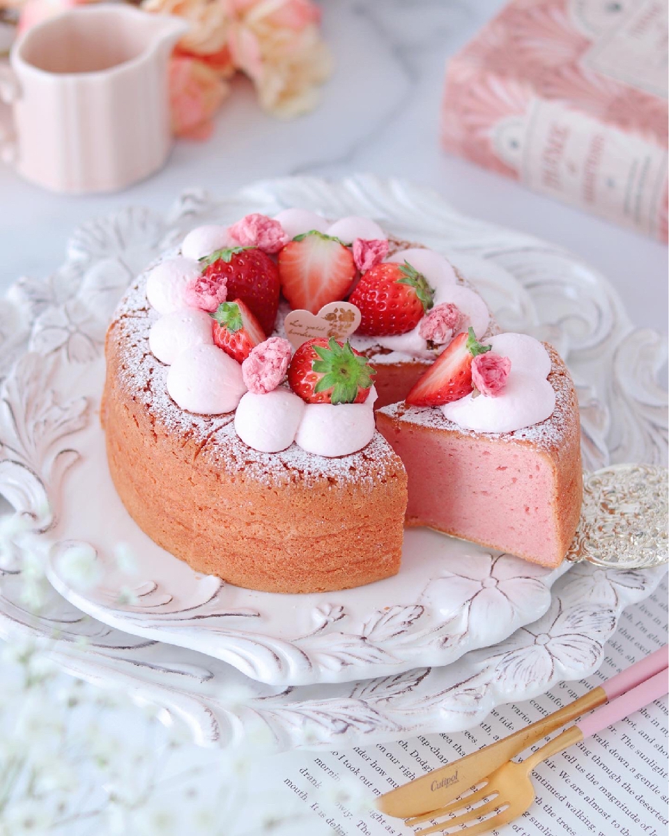 待ちきれな〜い🌸さくらのケーキ♪