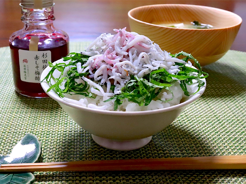 鮮やかピンクの梅酢でキュン♡