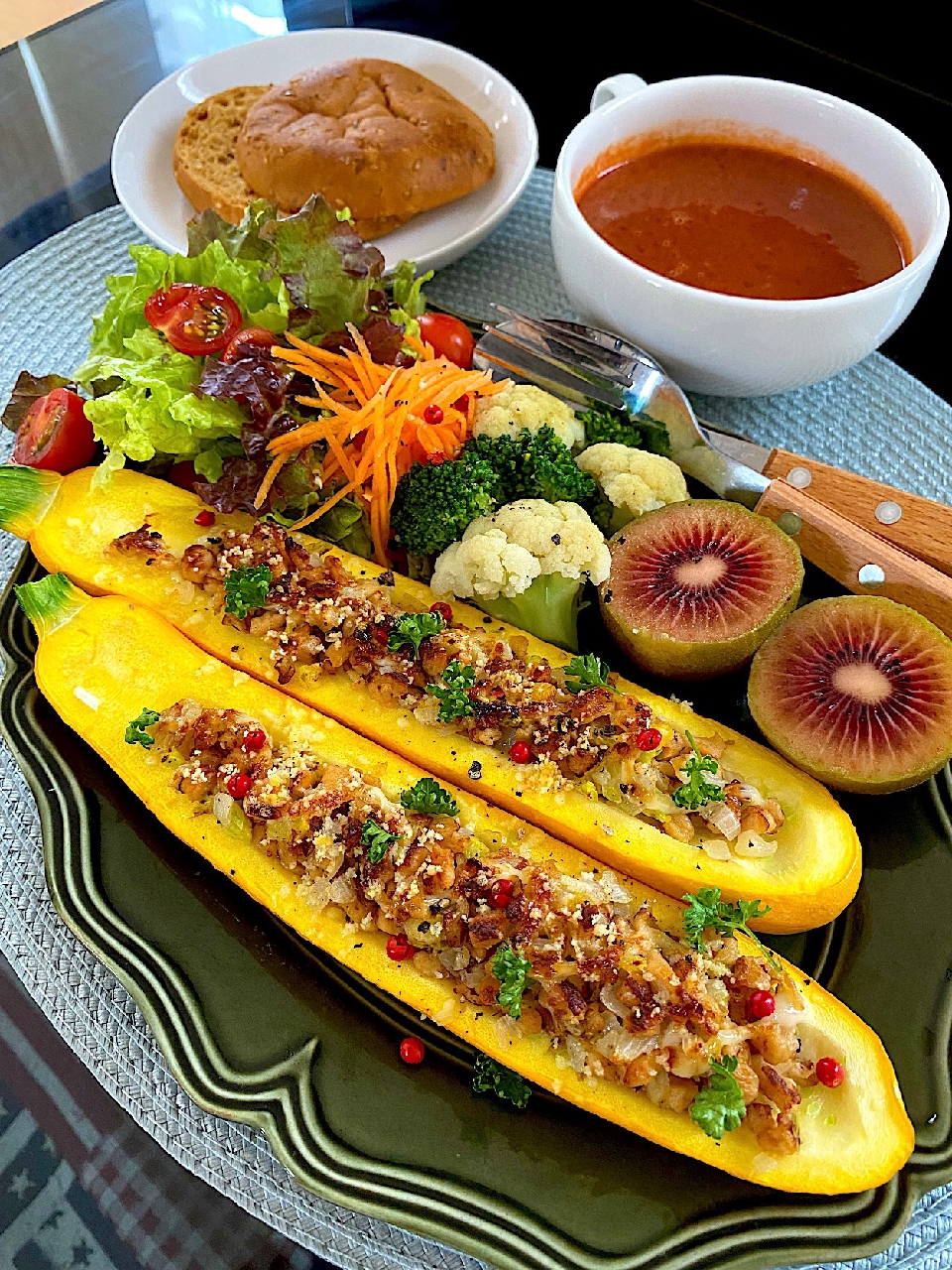 ☆29の日☆大豆ミートと旬野菜の一品料理♪