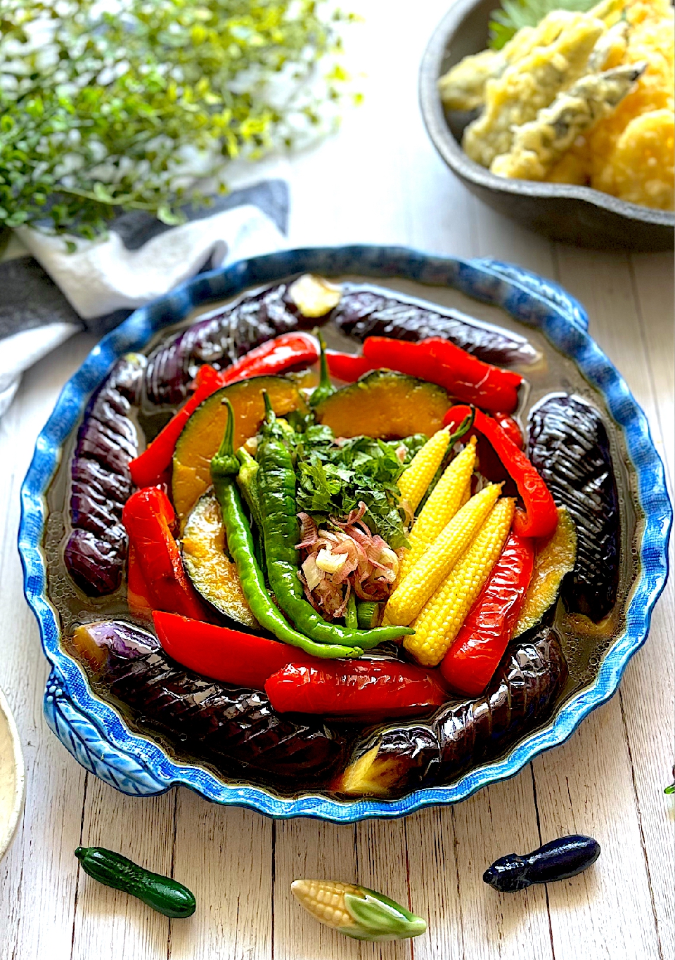 夏野菜の揚げ浸し♪6選