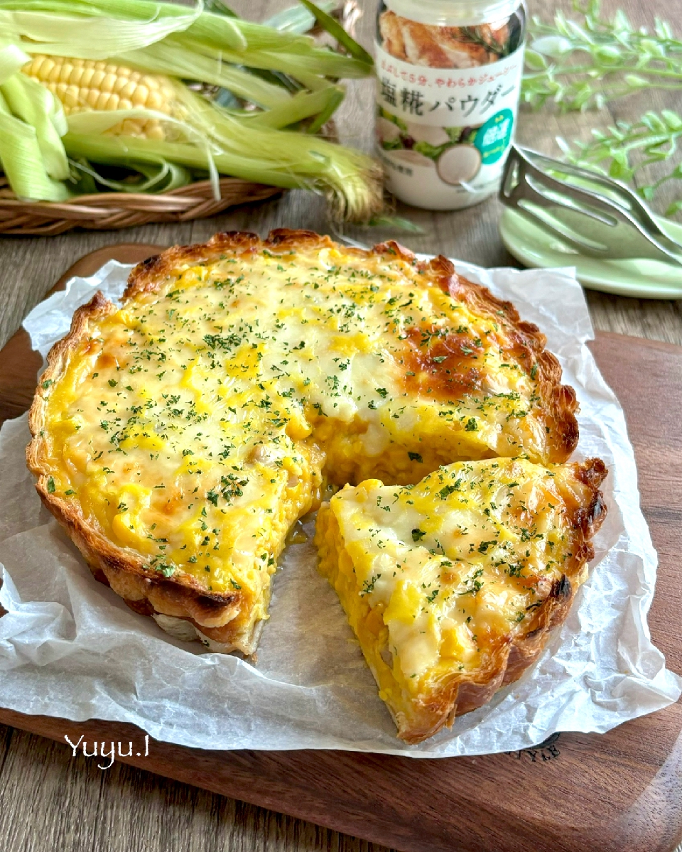 ほぐして混ぜてとうもろこし料理