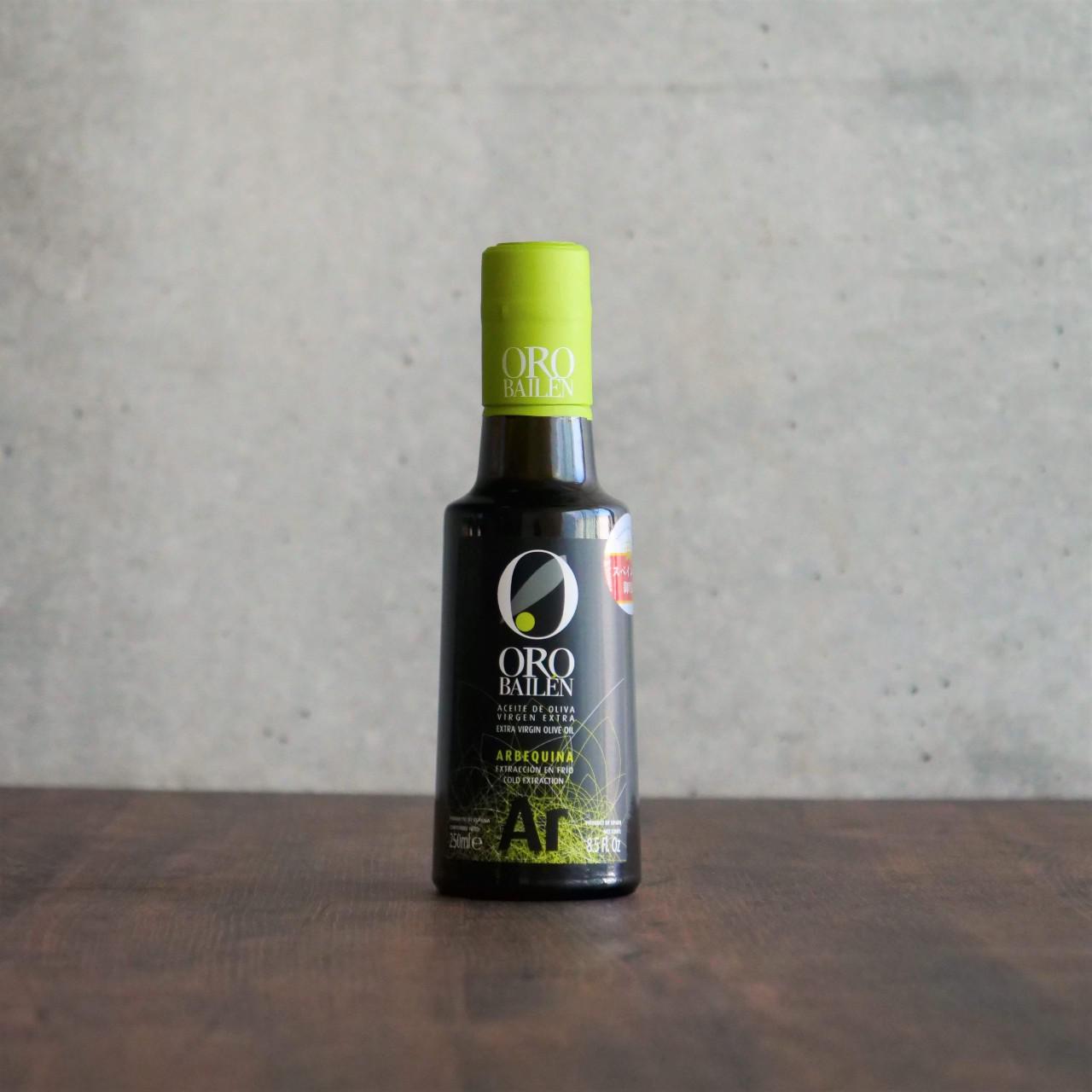 オロバイレンエキストラバージンオリーブオイル アルベキーナ２５０ｍｌ 黄