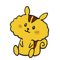 弟リスのイラスト