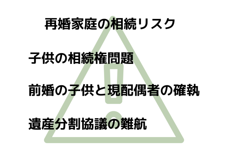 再婚家庭の相続リスク