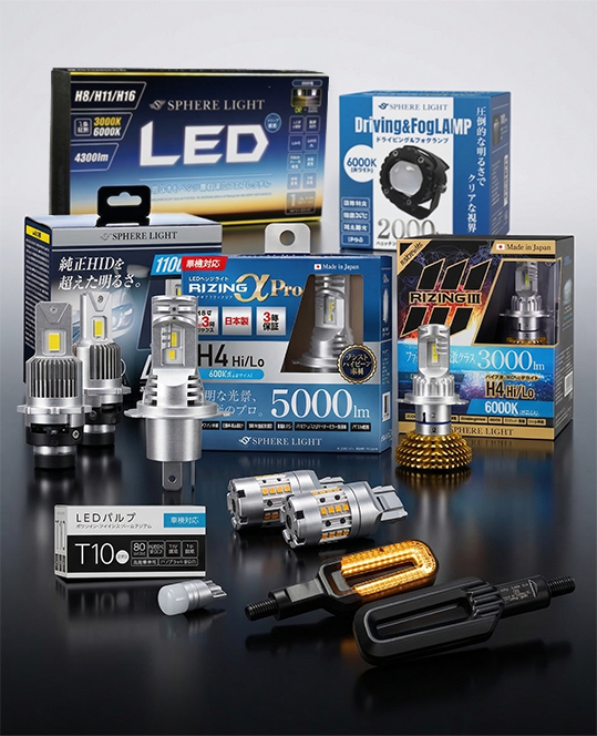 SPHERE LIGHTの製品パッケージ