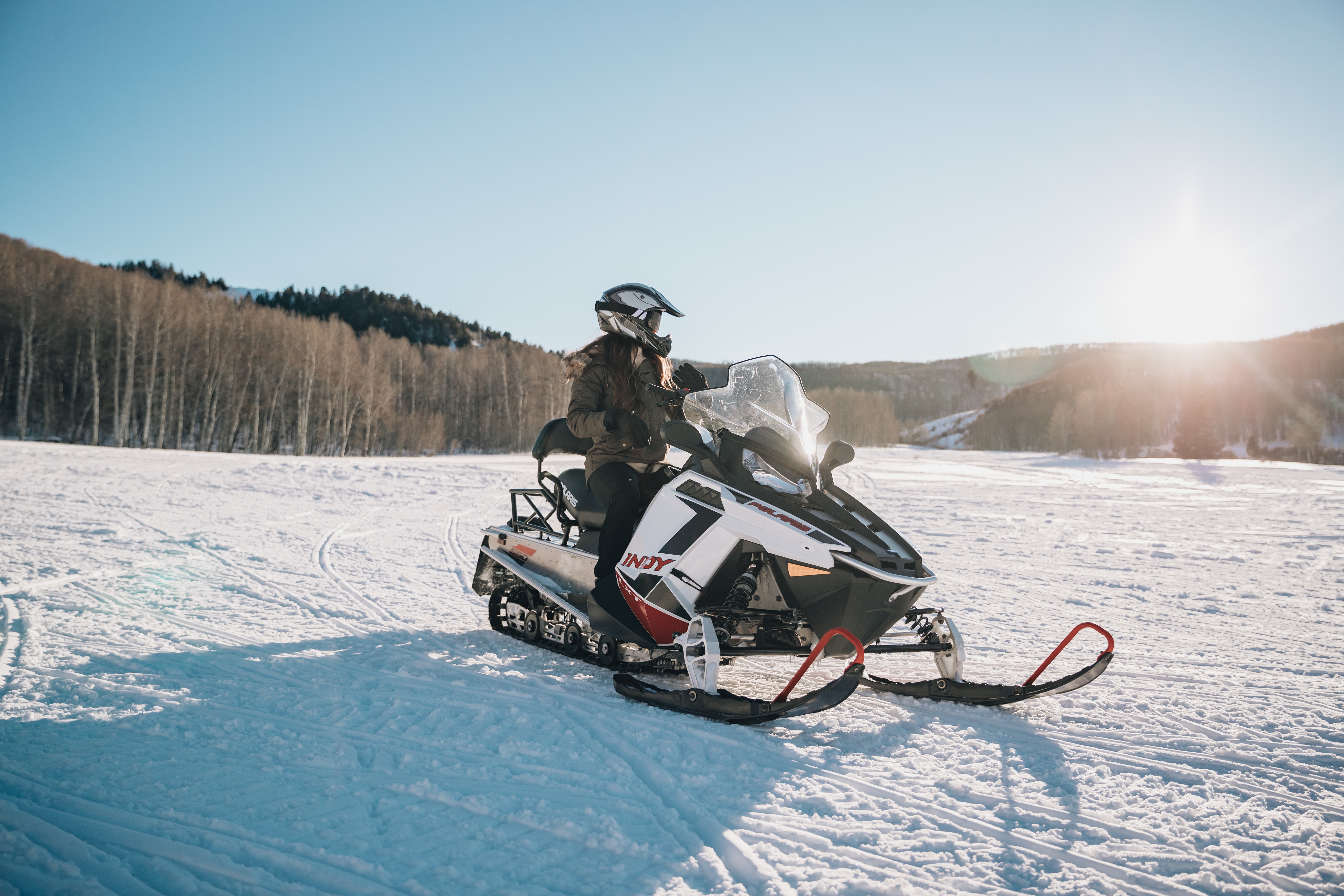 Sports spoit eyecatch snowmobile