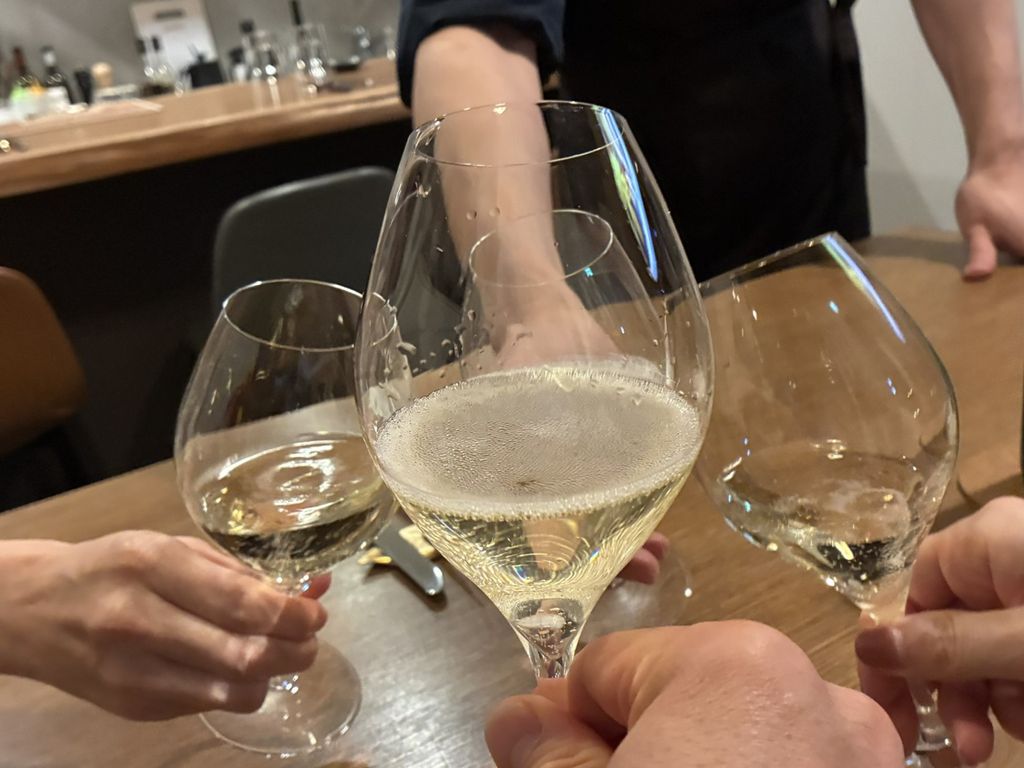 １周年のお祝いで一杯