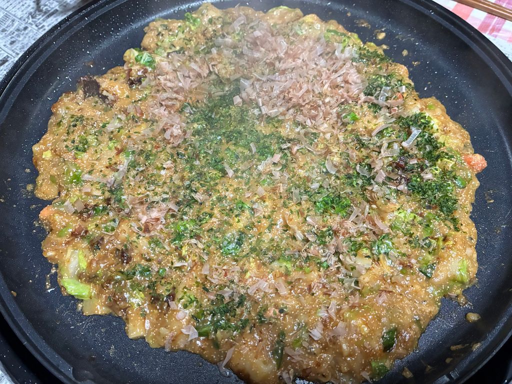 もんじゃで一杯